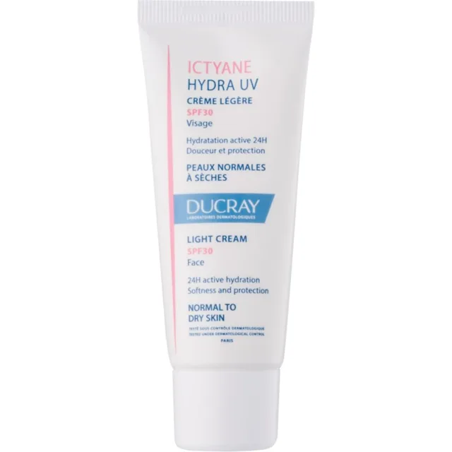 Ducray Ictyane lehký krém pro normální až suchou pleť SPF 30 40 ml