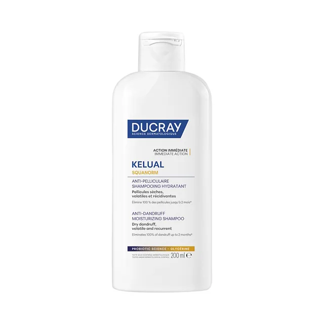 DUCRAY Kelual Squanorm Šampon hydratační suché lupy 200 ml