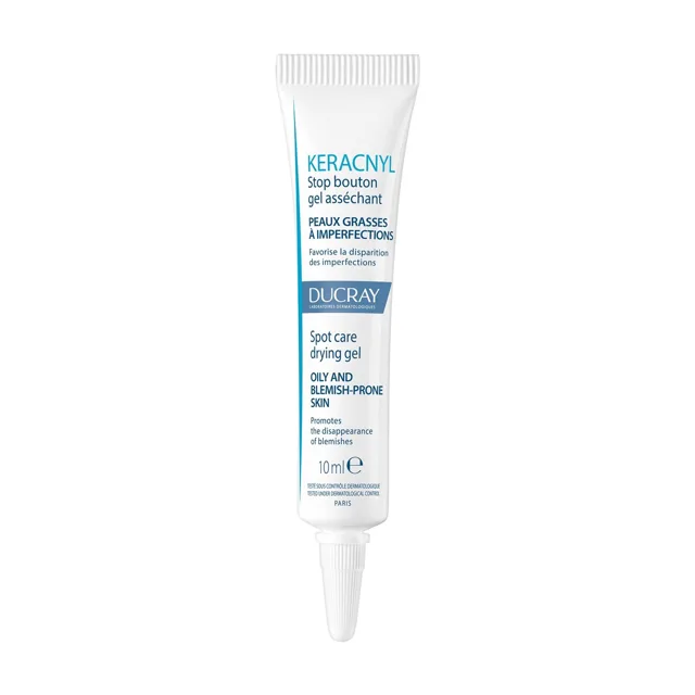 Ducray Lokální péče na nedokonalosti pleti Keracnyl Stop Bouton (Spot Care Drying Gel) 10 ml