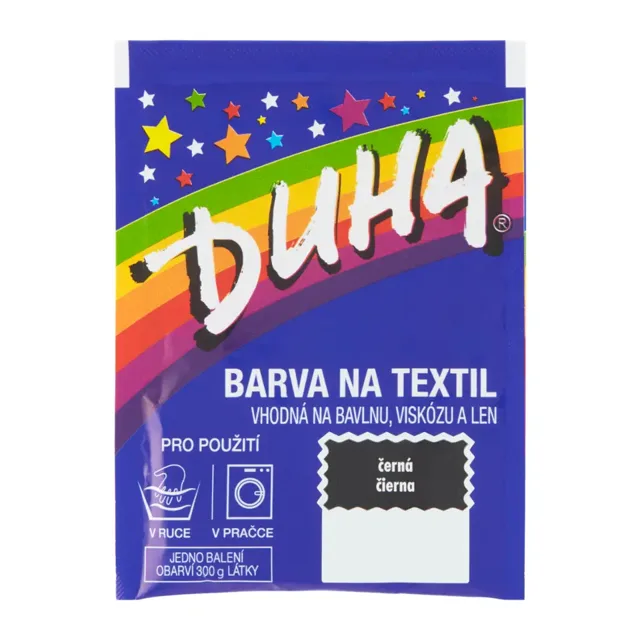 Duha Barva na textil černá  15 g