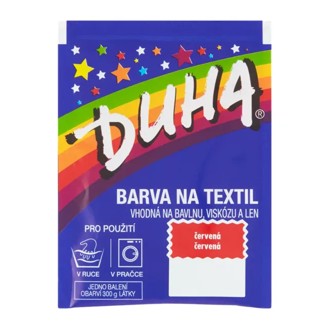 Duha Barva na textil červená 15 g