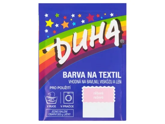 Duha barva na textil růžová 15 g