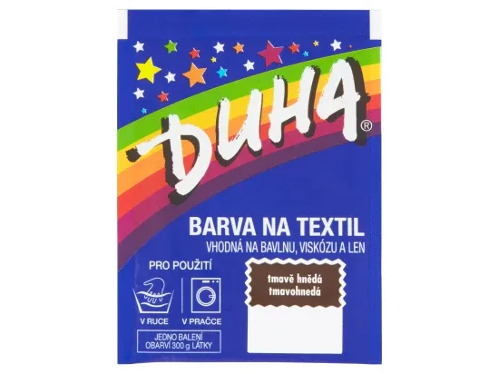 Duha barva na textil tmavě hnědá 15 g