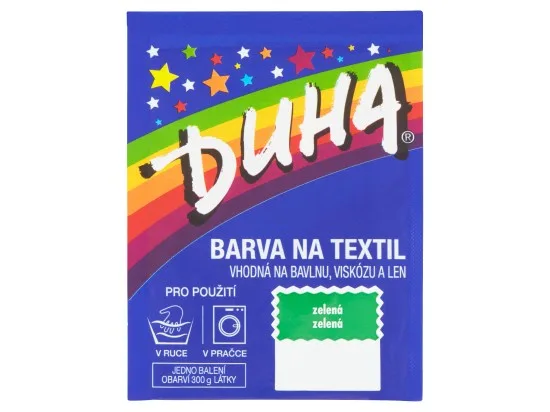 Duha barva na textil zelená 15 g