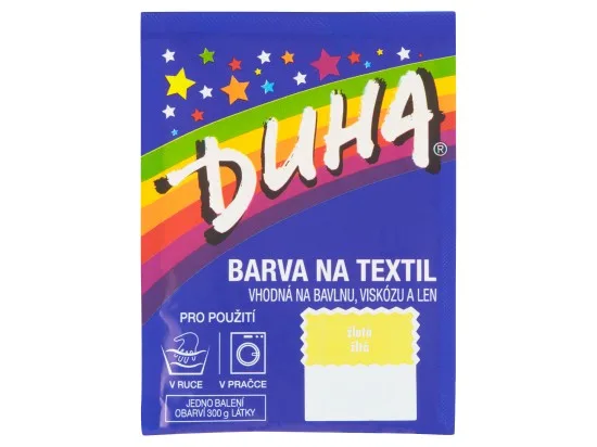 Duha barva na textil žlutá 15 g