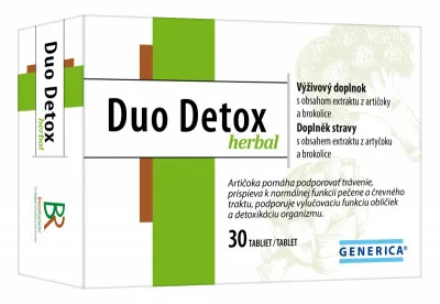 Duo Detox herbal tbl.30 Generica
