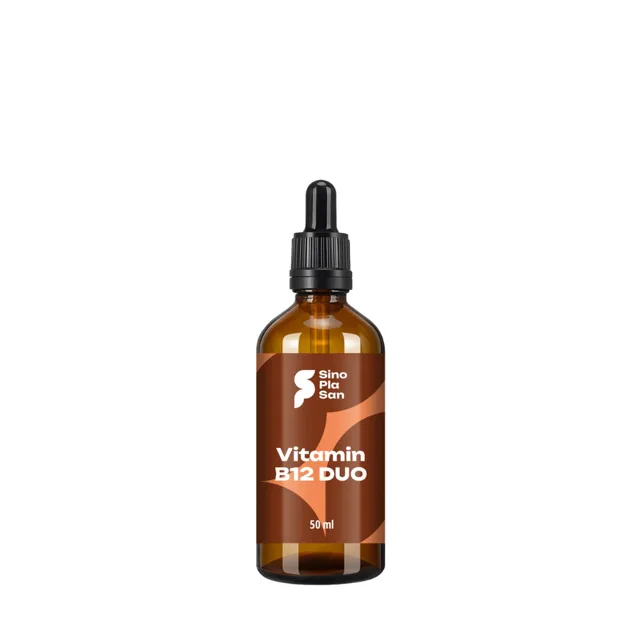 DUO kapky - vitamin B12 1000 µg (metylkobalamín + adenosylkobalamín), 50 ml