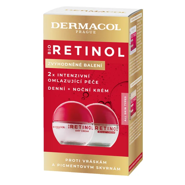 Duopack Bio Retinol Denní a noční krém Dermacol - Oficiální e-shop Dermacol