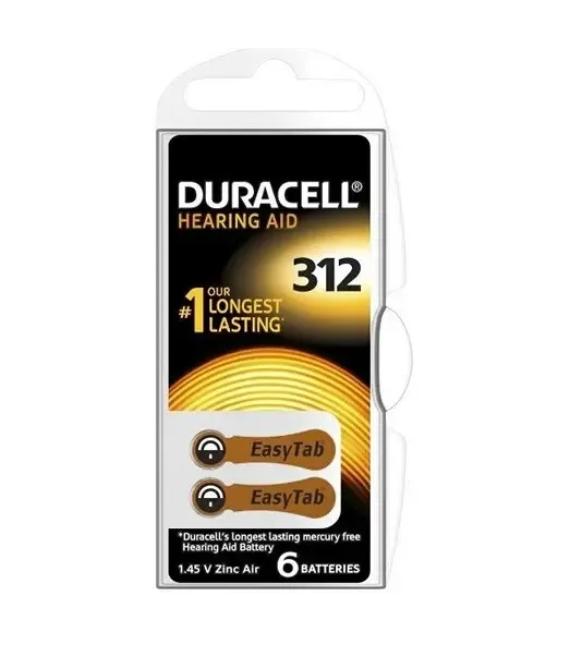 Duracell Easy Tab 6ks DA312P6