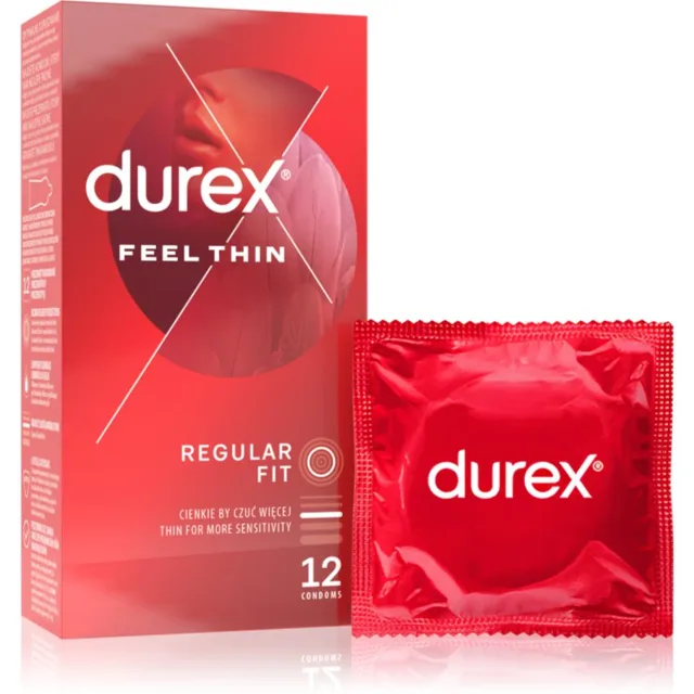 Durex Feel Thin kondomy 12 ks