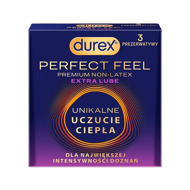 DUREX Perfect feel extra lubricated 3 kusy