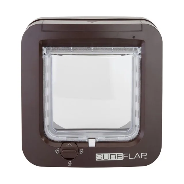 Dvířka SureFlap s mikročipem pro kočky - hnědá | P6484