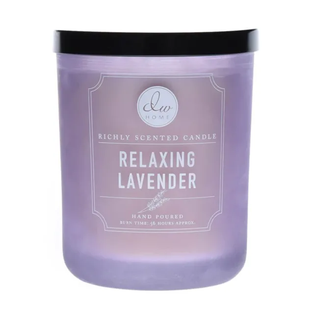 DW Home Signature Vonná svíčka ve skle Relaxační levandule 425 g