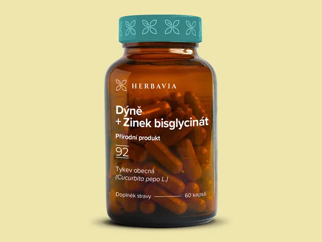 Dýně + Zinek bisglycinát extrakt - 60 kapslí