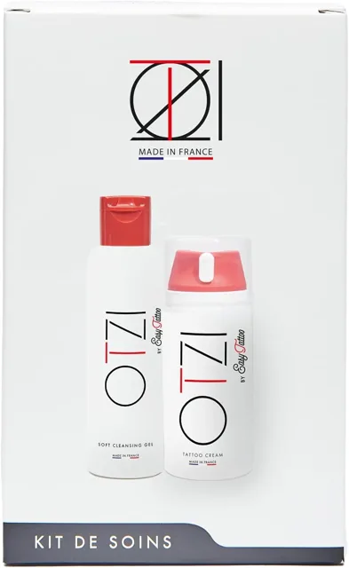 EASY TATTOO OTZI by EASYTATTOO Skin Care Kit, 100 ml (čisticí gel 125 ml a krém na tetování 100 ml)