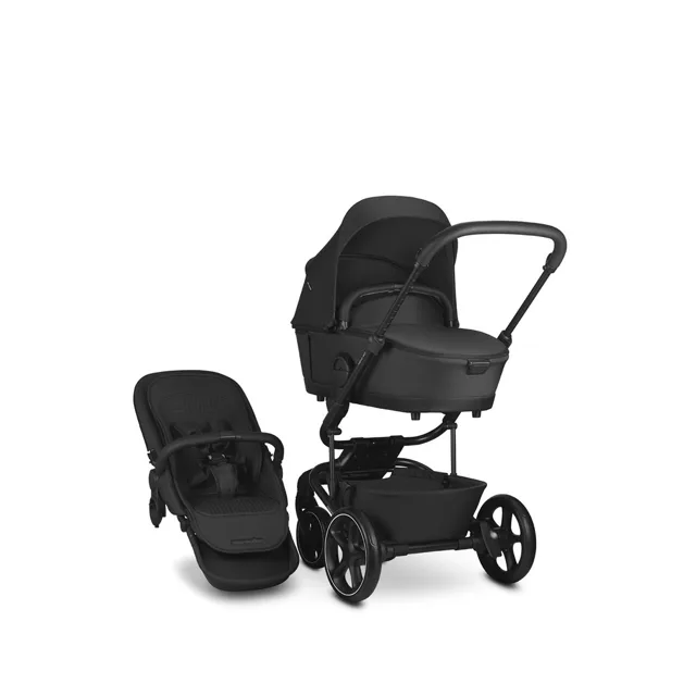 Easywalker Set XL kočárek kombinovaný Harvey NXT s příslušenstvím Eclipse Black