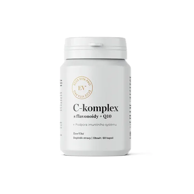 ECCE VITA Pro C-komplex s flavonoidy+Q10 60 kapslí
