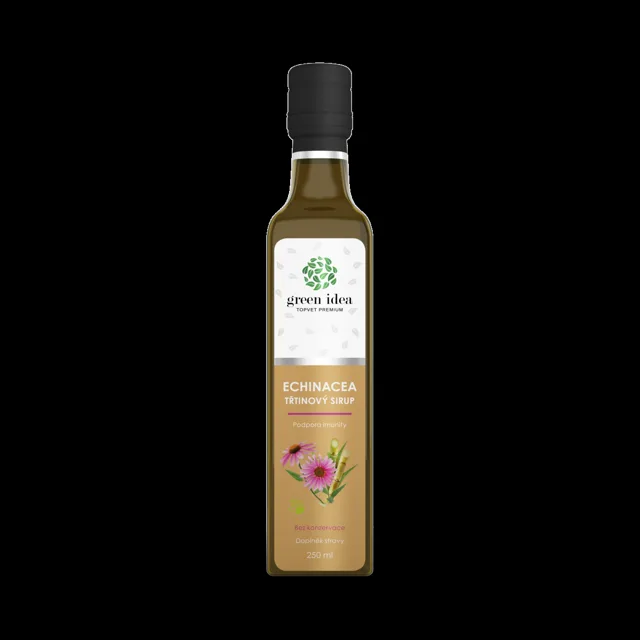 Echinacea sirup – třtinový 250 ml – Green idea