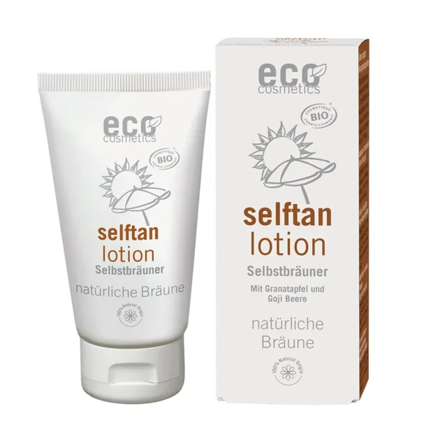 Eco Cosmetics Selftan lotion, samoopalovací mléko, BIO, 75 ml