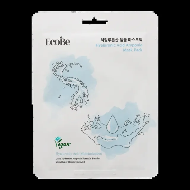 Ecobe Hydratační pleťová maska Hyaluronic Acid Ampoule 25 ml