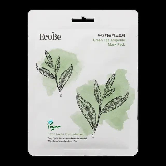Ecobe Pleťová maska Green Tea Ampoule  25 ml