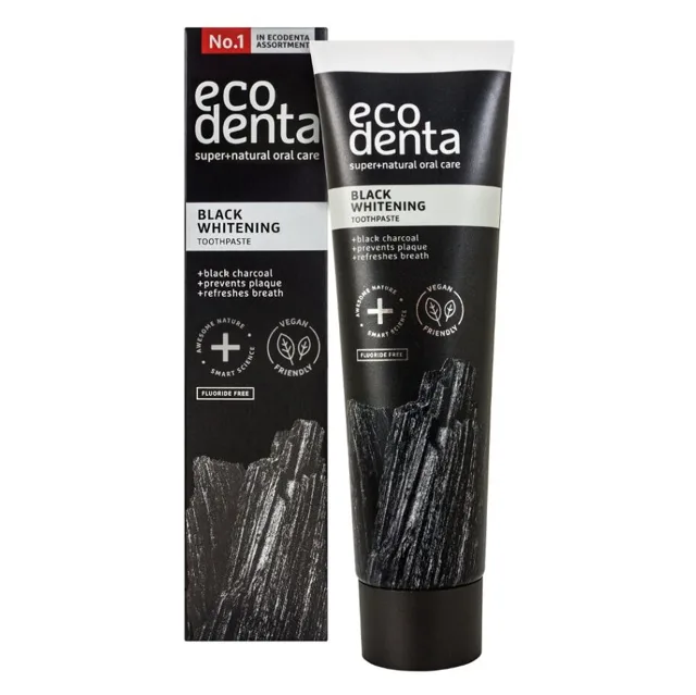 ECODENTA Černá bělící zubní pasta 100 ml