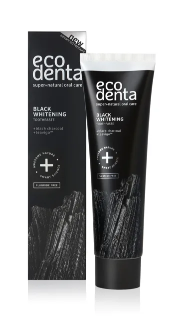 ECODENTA Černá zubní pasta na bělení zubů 100 ml