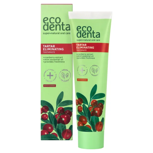 ECODENTA Osvěžující zubní pasta 2 v 1 proti zubnímu kameni 100 ml