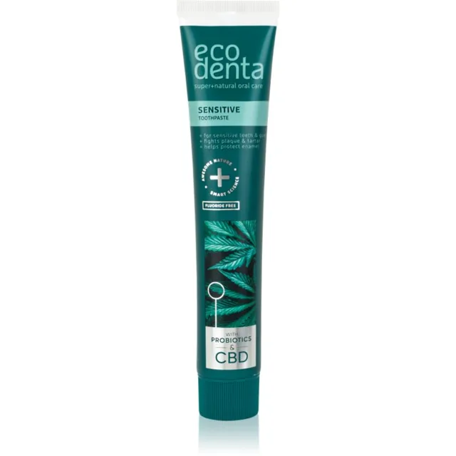 Ecodenta Sensitive CBD bioaktivní zubní pasta s CBD 100 ml