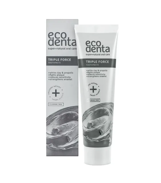 ECODENTA Triple Force Zubní pasta s trojitou silou 100 ml