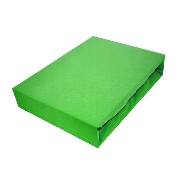 EcoMatrace Jersey prostěradlo Exclusive - zelené 90x200 cm