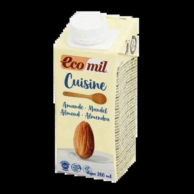EcoMil BIO mandlová alternatíva smetany 200 ml