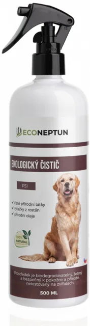 EcoNeptun Ekologický čistič moči, slin natural 400 ml + 100 ml zdarma