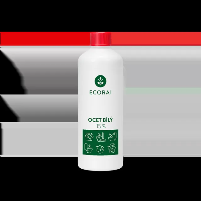 Ecorai Ocet bílý 15 % láhev 1 l
