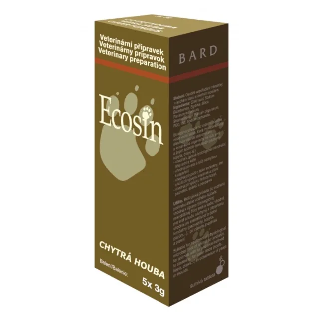 ECOSIN Chytrá houba pro zvířata 5x3 g