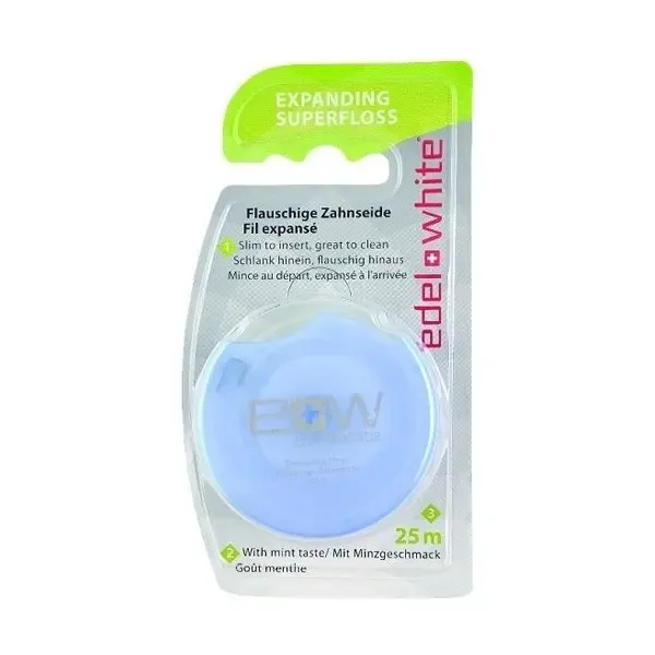 Edel+White Dentální nit Superfloss25 m