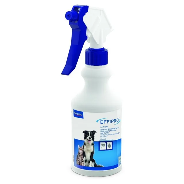 EFFIPRO 2,5 mg/ml kožní sprej pro psy a kočky 500 ml