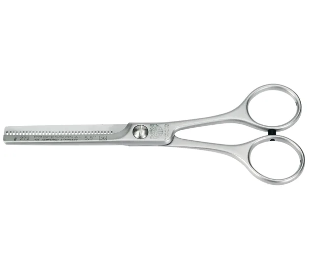 Efilační nůžky Kiepe Coiffeur Super Line 272 - 5,5" stříbrné, 36 zubů (272/5.5) + dárek zdarma