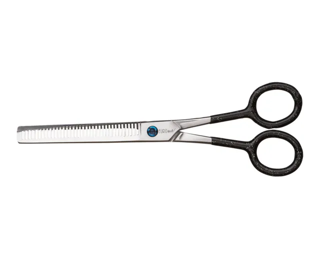 Efilační nůžky s plastovou rukojetí a mikroozubením Eurostil Professional Initiation Scissors 6,5" (04361) + dárek zdarma