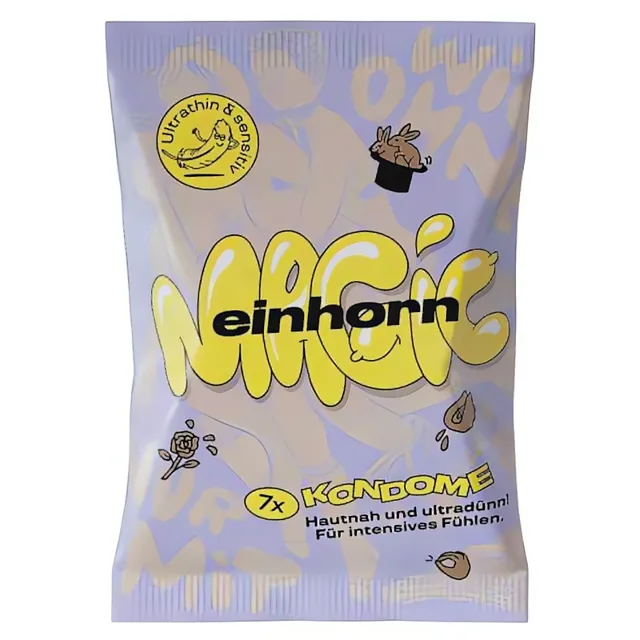 Einhorn Kondomy Magic 3 ks - s tenkou stěnou