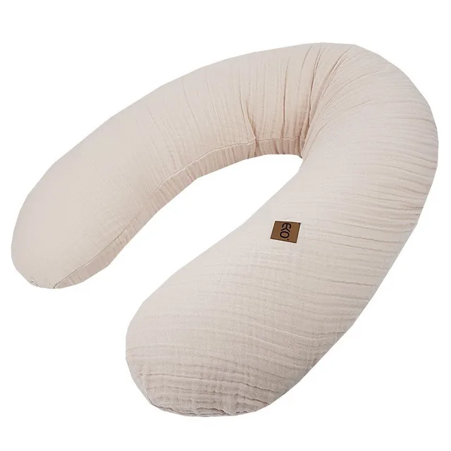Eko Polštář ke kojení mušelinový Beige 180 cm