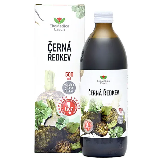 EKOMEDICA Černá ředkev 500 ml