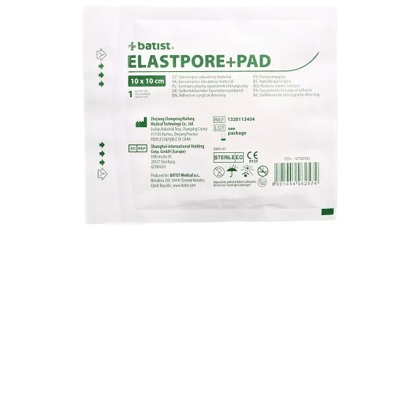 ELASTPORE+PAD náplast samolep.sterilní 10x10cm 1ks