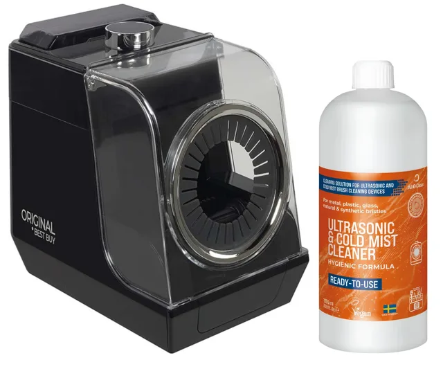 Elektrický čistič kartáčů a strojků na vlasy Original Best Buy Hygiene Plus + čistící roztok zdarma + dárek zdarma
