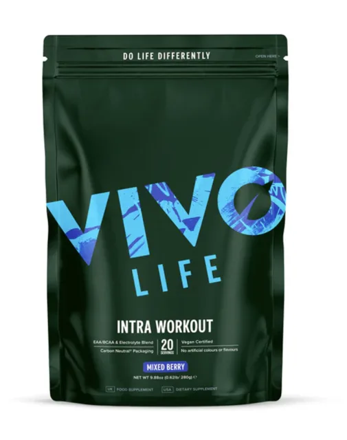 Elektrolyty komplex BCAA + EAA, VIVO Life : Mixed Berry (280g)