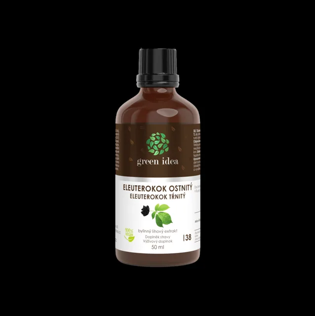 Eleuterokok tinktura – kapky 50 ml – Green idea