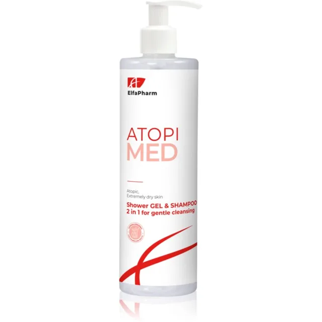 Elfa Pharm Intensive Cosmetic Atopi Med šampon a sprchový gel 2 v 1 pro suchou až atopickou pokožku 400 ml