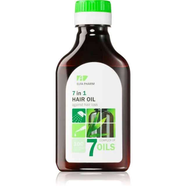 Elfa Pharm Intensive Cosmetic Complex Of 7 Oils 7in1 Hair Oil regenerační olej na vlasy proti padání vlasů 100 ml