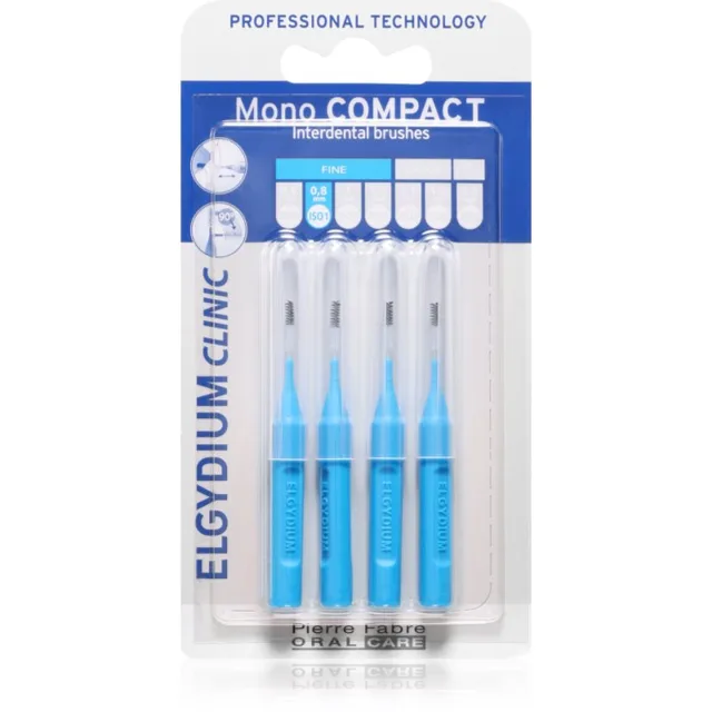 Elgydium Mono Compact mezizubní kartáčky Blue 4 ks