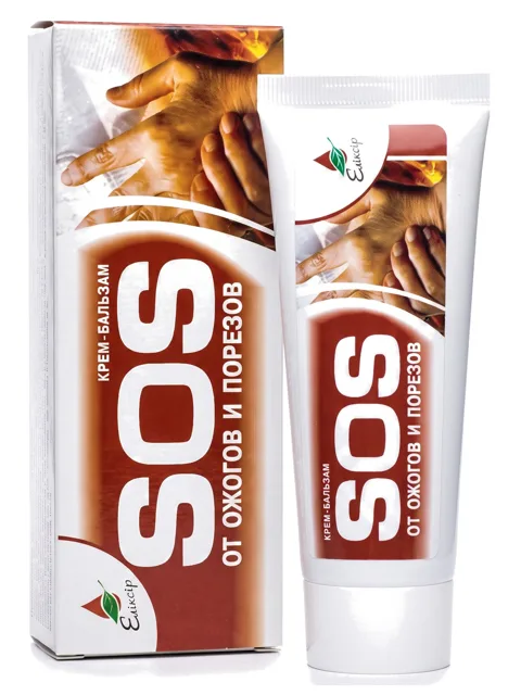 Elixír Balzám na popáleniny a řezné rány SOS 75 ml